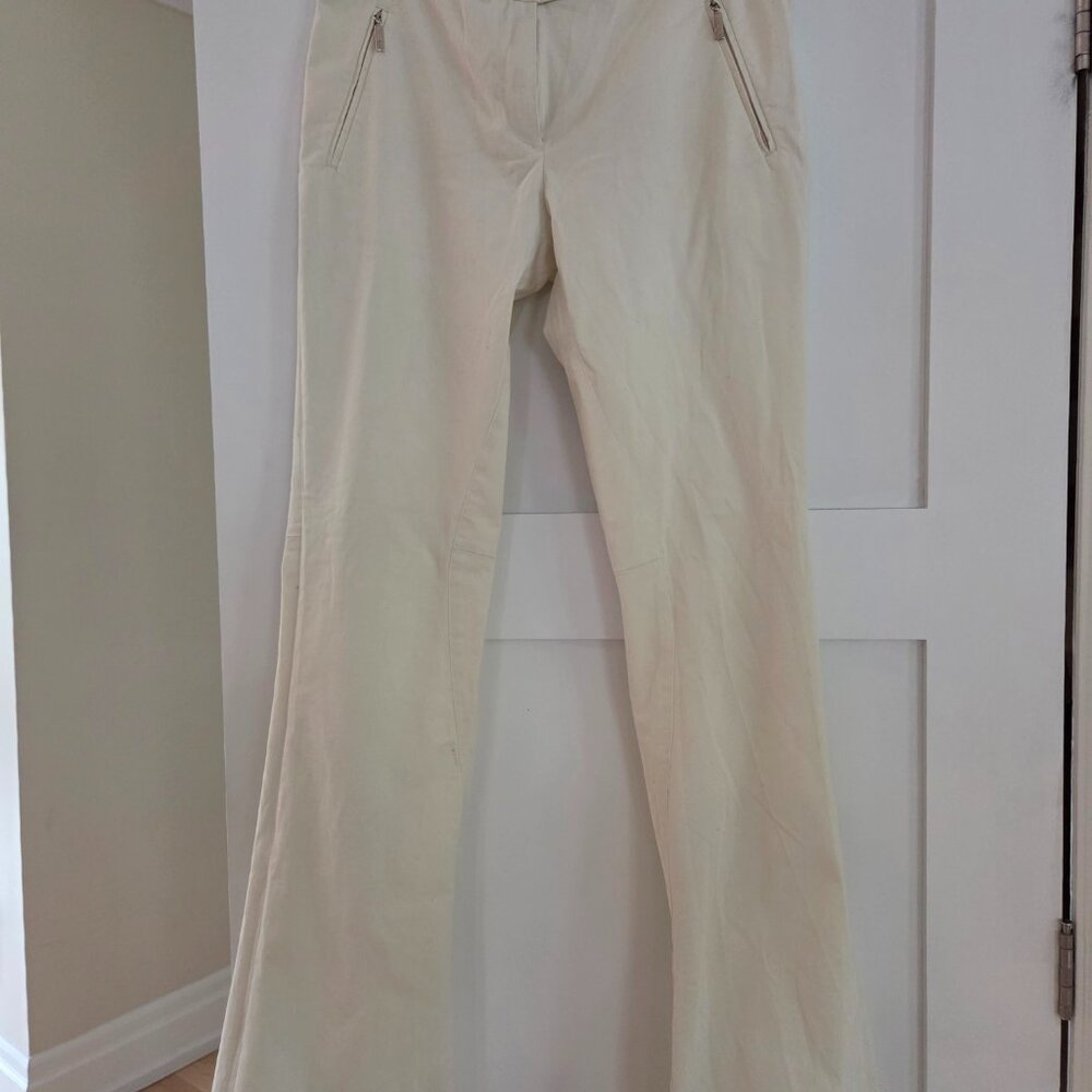 Moncler Winter White pants Size 46 (fits like a 42)